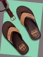 Flipflops for Men (Brown, 6)