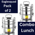 Stainless Steel 3 Layer Lunch Box 