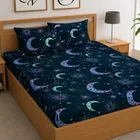 Polycotton Fitted Elastic Double Bedsheet 