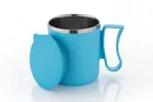 Stainless Steel Coffe Mug, Blue 