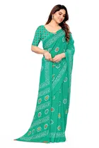 Georgette Printed Saree for Women 