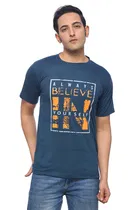 Round Neck Printed T-Shirt for Men 