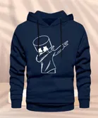 Fleece Printed Hoodie for Men 