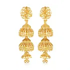 Oxidised Gold Plated Earrings for Women & Girls 