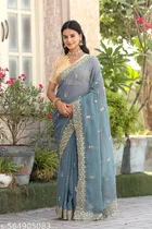Casual Grey Saree for Women 