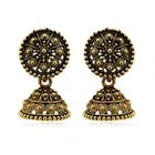 Oxidised Alloy Gold Plated Earrings for Women 