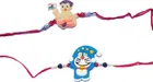 Synthetic Chota Bheem and Doremon Rakhi 