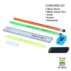 DOMS School Essentials Neon Prime Kit Stationery Kit 6 Assorted Items 