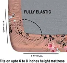 Polycotton Fitted Elastic Double Bedsheet 