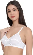 Cotton Blend Non Padded Bra for Women 
