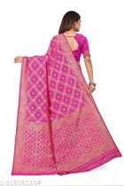Banarasi Silk Zari Woven Saree for Women 
