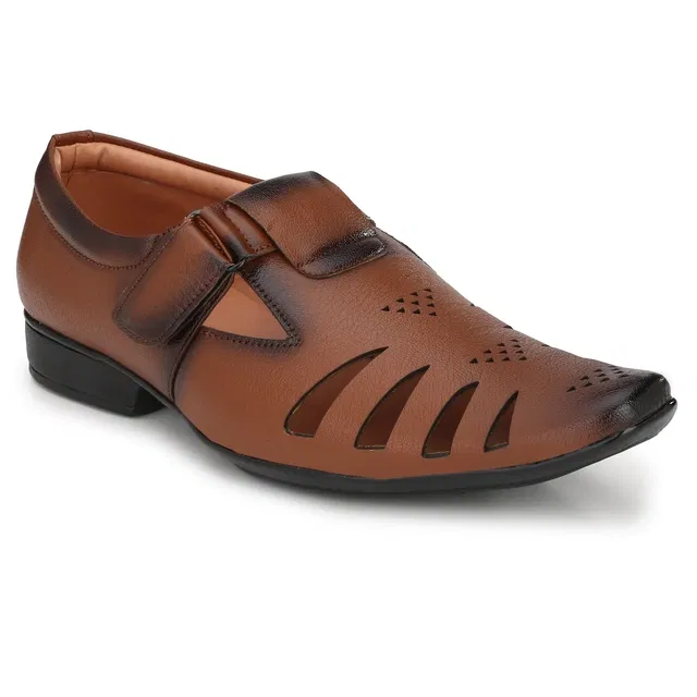Sandals for Men (Brown, 7)