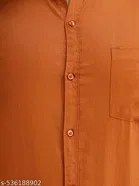 Cotton Blend Solid Shirt for Men, Multicolor, Pack of 3 