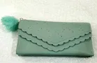 PU Solid Clutch for Women