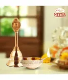Brass Diya & Pooja Bell 
