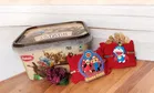 Synthetic 2 Pcs Rakhi with Chocolate Combo 