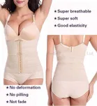 एयर ब्रेथ टम्मी गृप बेल्ट वैस्ट ट्रेनर ट्रिम्मर एंड स्लिमिंग कोर्सेट 3 हुक्स गिर्डल विद वायर सपोर्ट 