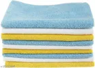 Microfiber Bath Towel (Multicolor, 40x40 cm) (Pack of 9)