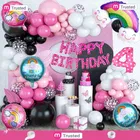 Rainbow Theme 4th Happy Birthday Decoration,Multicolour,Set Of 1