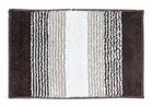 Enyra Ronaldo Anti Slip Tufted Mat 38x58 Coffee & White Stripe 