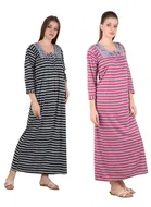 Woolen Hosiery Nighty for Women 