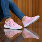 Sneakers for Women, Pink & White 