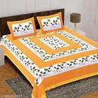 Cotton Double Bedsheet with 2 Pillow Cover 