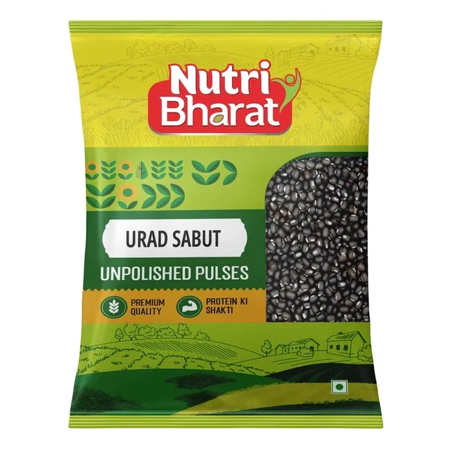 Nutri Bharat Unpolished Urad Sabut 1 kg