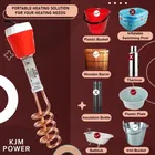 KJM Water Heater Immersion Rod 1500 W and Moonstuck Dry Cloth Iron 
