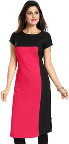 AK Fashion Mall Women Crepe Kurti 