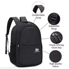 Polyester Backpack for Men & Women, Black