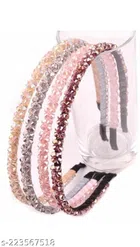 Hair Band for Girls (Multicolor, Pack of 4)