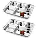 MS WORLD 5 Partition Steel Plate ( Pack Of 2)