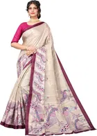 Yashika Women Georgette Casual Sarees With Unstitched Blouse Piece 