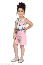 Cotton Blend Clothing Set for Girls 