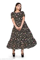 Floral Maxi Dress for Women 