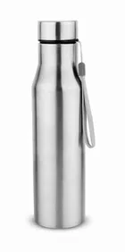 Stainless Steel Slim Rustproof Water Bottle 1000ml, Silver
