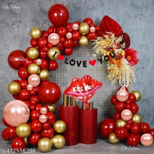 34 Pcs Balloons Decoration Kit, Multicolour, Set of 1