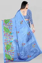 Crepe Printed Saree for Women 
