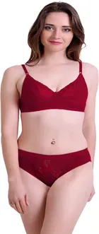 Cotton Blend Lingerie Set for Women 