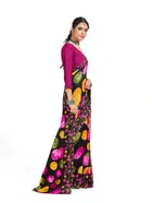 Georgette Printed Saree for Women 
