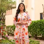 Printed Rayon Top and Bottom - Co-Ord Set for Women 