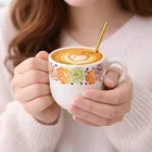 Ceramic Tea & Coffee Cup, White, Pack of 6 