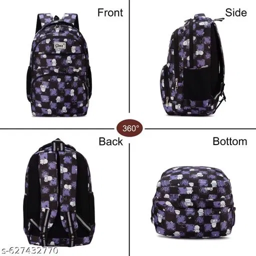 Polyester Backpack Bag, Multicolor