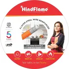 Hindflame Hose Pipe 1.5mm With Reinforced Rubber Hose Pipe, 150 Cm, Pack Of 1