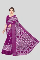 Art Silk Printed Saree for Women 