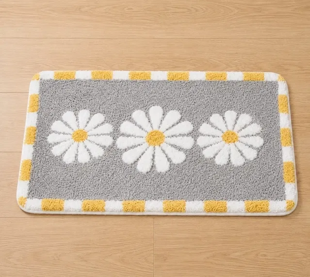 Alaqsa Tufted White Flower 15x23
