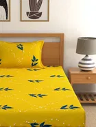 Microfiber Printed Single Bedsheet with 1 Pillow Cover 