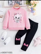 Cotton Blend Clothing Set for Girls 