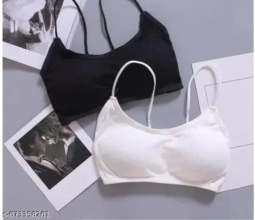 Everyday Bandeau Bra for Women, Pack of 3 (Multicolor, 32B)
